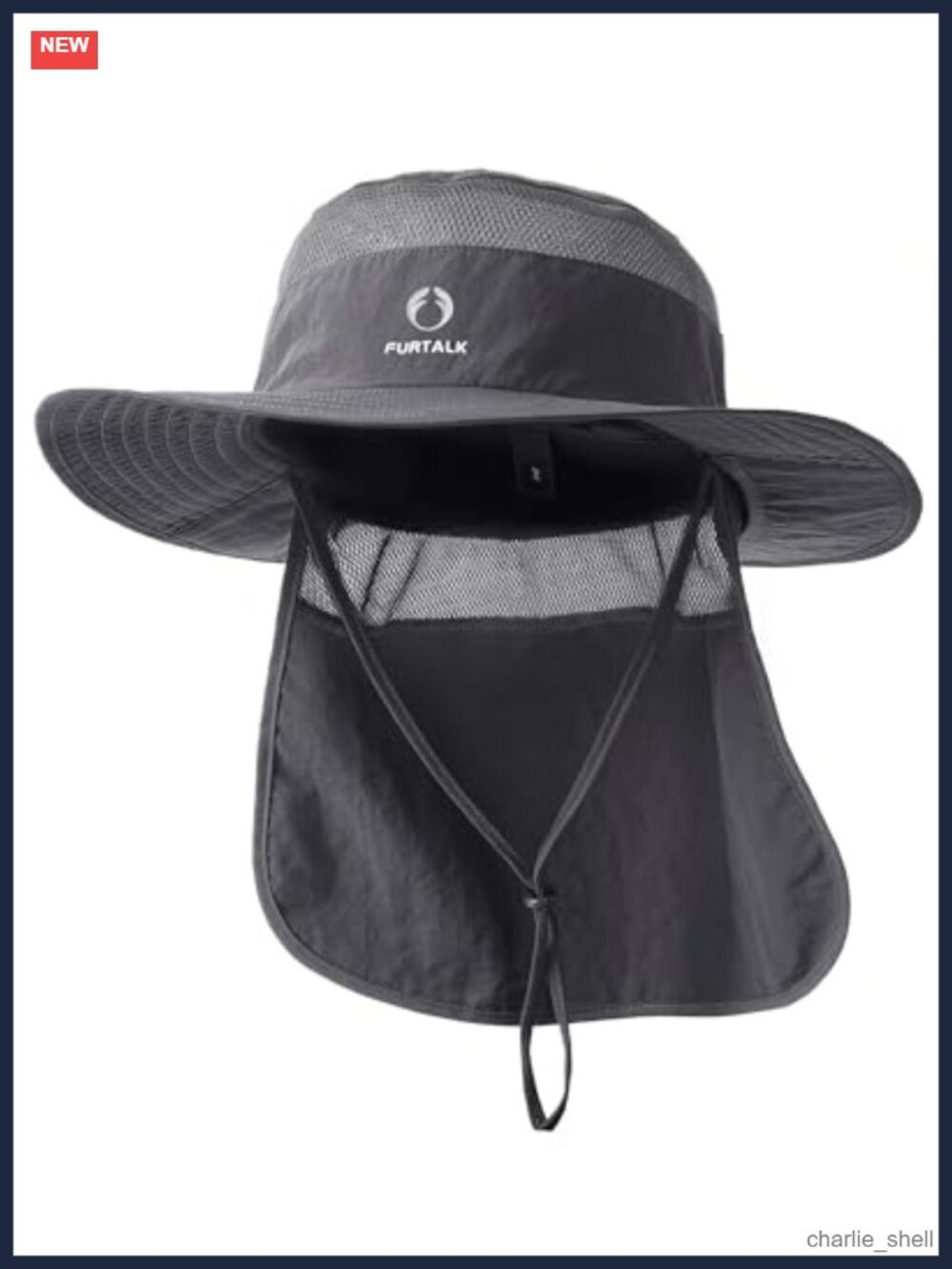 FURTALK Nylon Sun Hat UPF Neck Flap Wide Brim Fishing Outdoor